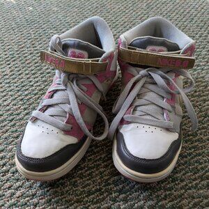 Pink Grey Gold Women's Nike Air 6.0 sneakers - 8